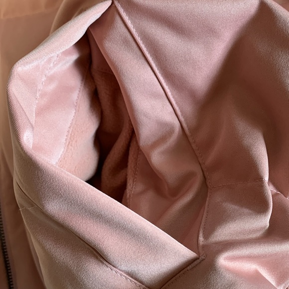 Kate Spade Ruffle Yoke Puffer Jacket Women’s Pink Peony Down NWT Size Large - Picture 14 of 16